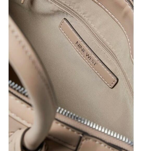 Nine West Soft Marble Ellis Satchel with Shoulder Strap - Picture 4 of 4